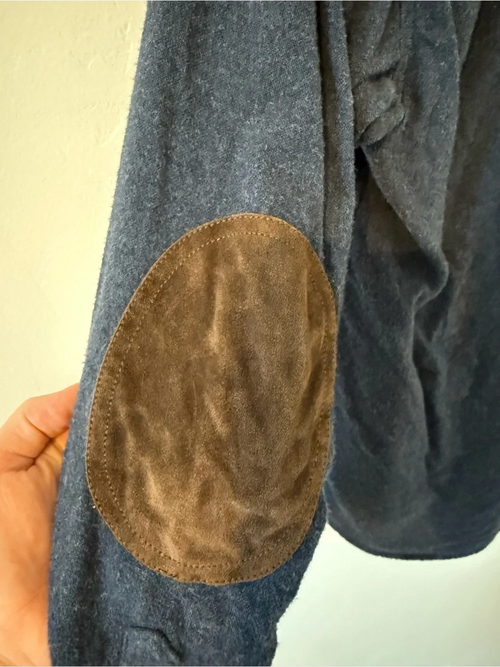 J. Crew Men's Button-Down Shirt in Dark Blue